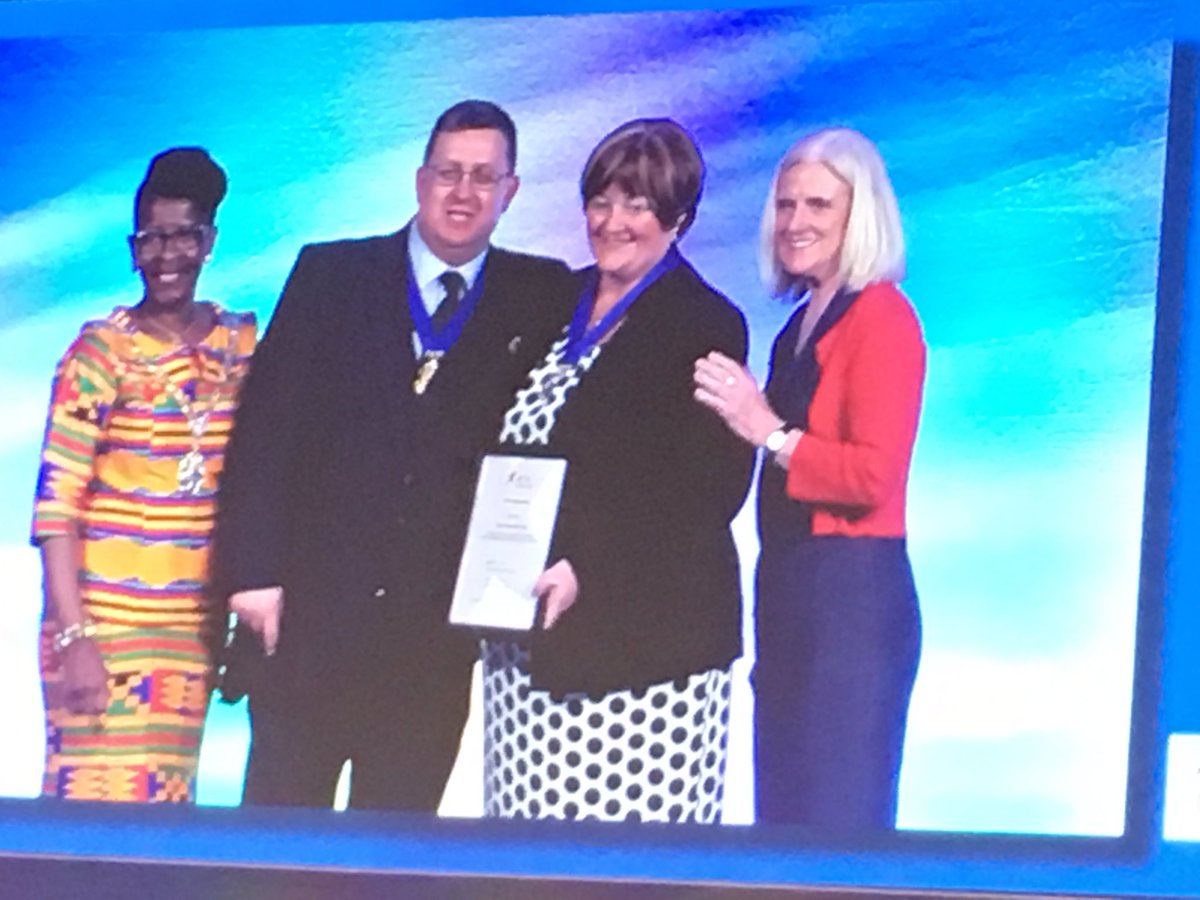 RCN Fellowship awarded to Col (Retd) Tina Donnelly CBE #Rcn_dnf