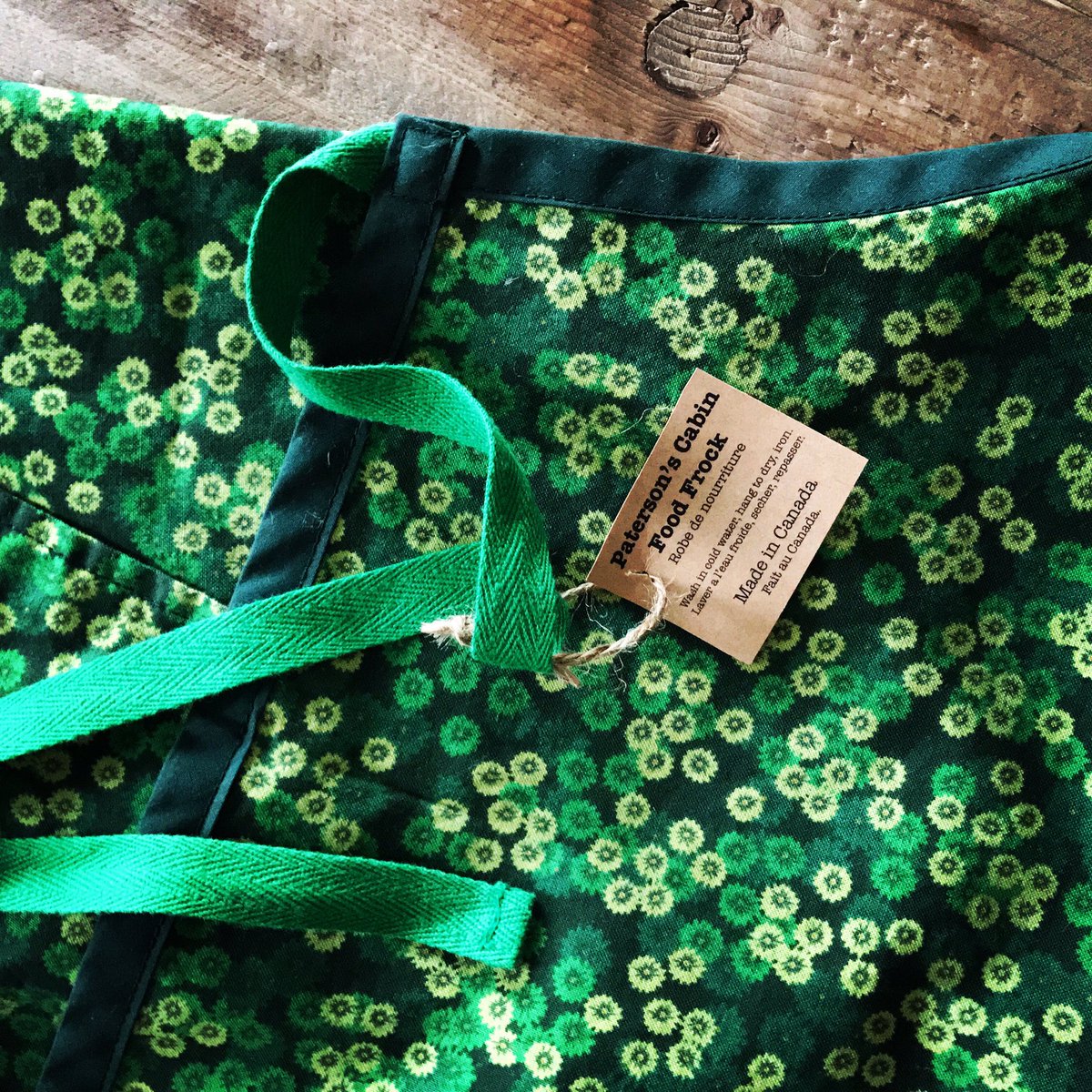 patersonscabin's tweet photo. Food Frocks now available @patersonscabin DM for one! #cooking #cabinlife #handmade #glutenfree #aprons #yyc  #foodies https://t.co/96yTaMXnlw