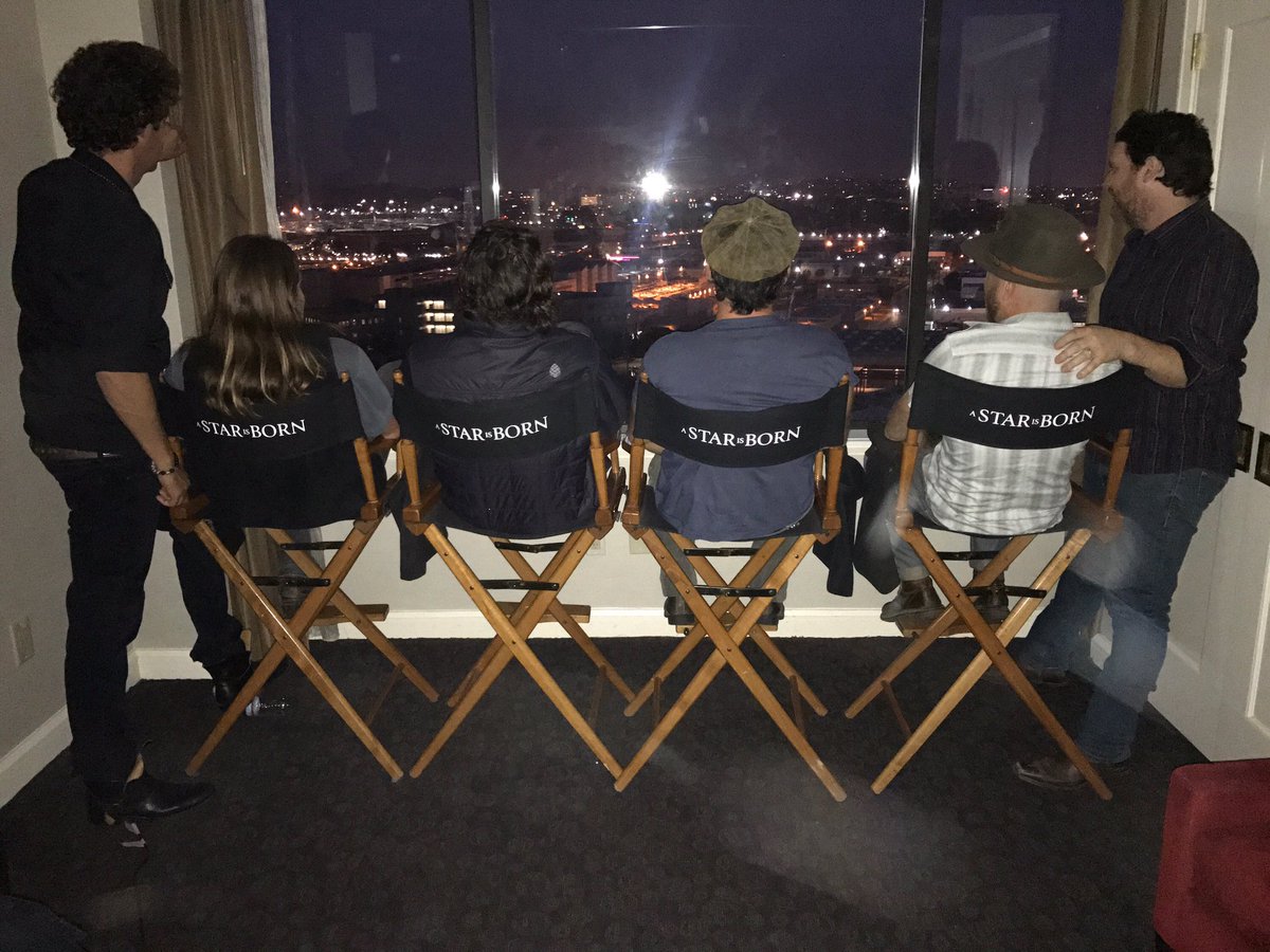 So proud of this band, working on the set of #AStarIsBorn