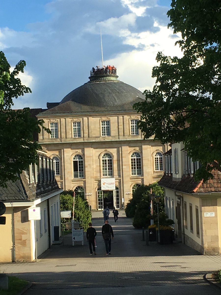 aschmutter's tweet image. Kuppel-Besichtigung der Uni Hohenheim auf #t3cs