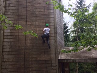 StOswaldsPriLiv's tweet photo. Mrs. Hyland's group showed fantastic skill and bravery during abseiling today! #colomendy2017 https://t.co/zy7MjQdmLg
