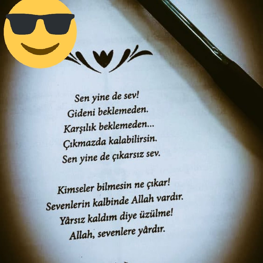 Sen yinede sev kardeşim