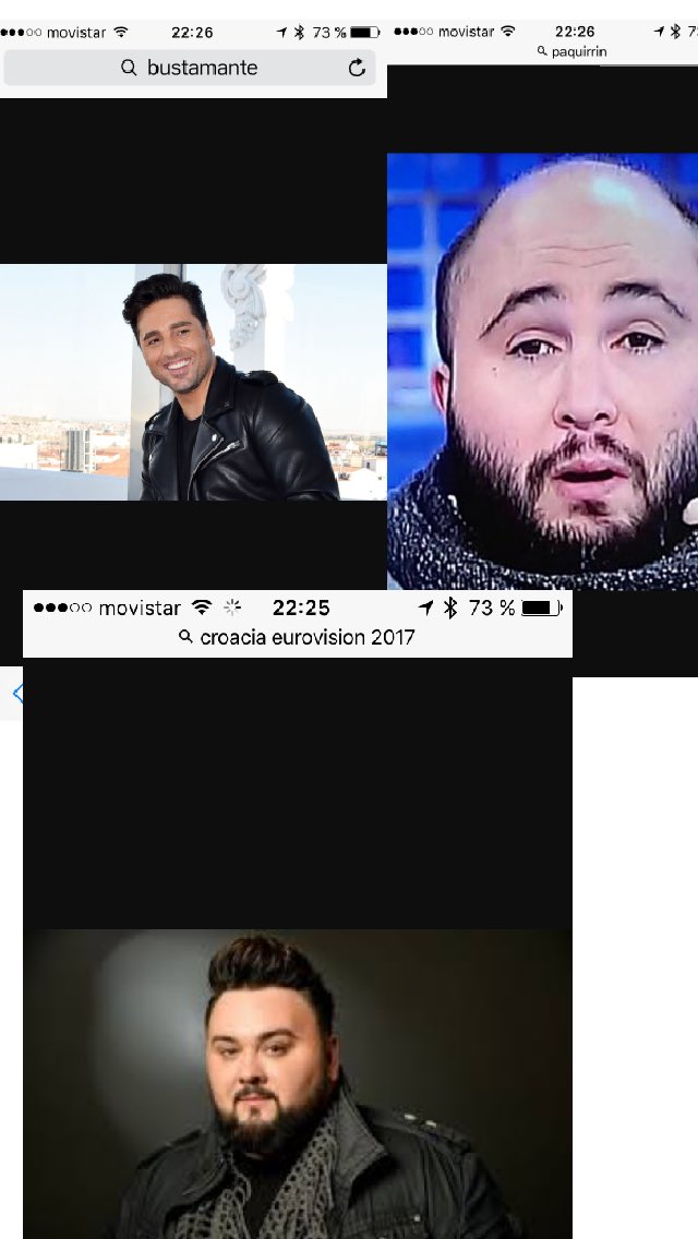 Aquí la prueba de que el de #croacia tiene dos padres españoles #Eurovision