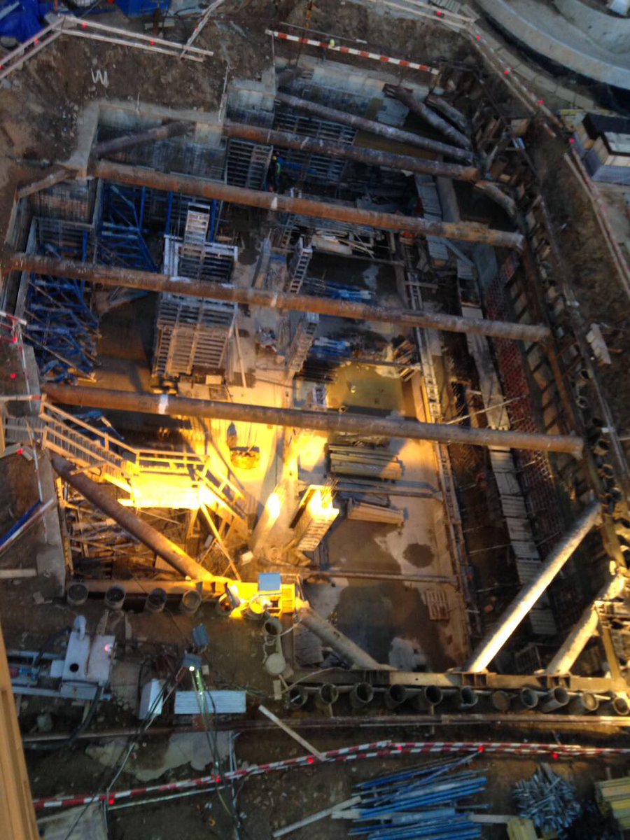 Nedrabau's tweet photo. The #pit depth is 12 meters. Ends Production on the -2nd line #concrete #Construction https://t.co/ThanOZyzz5