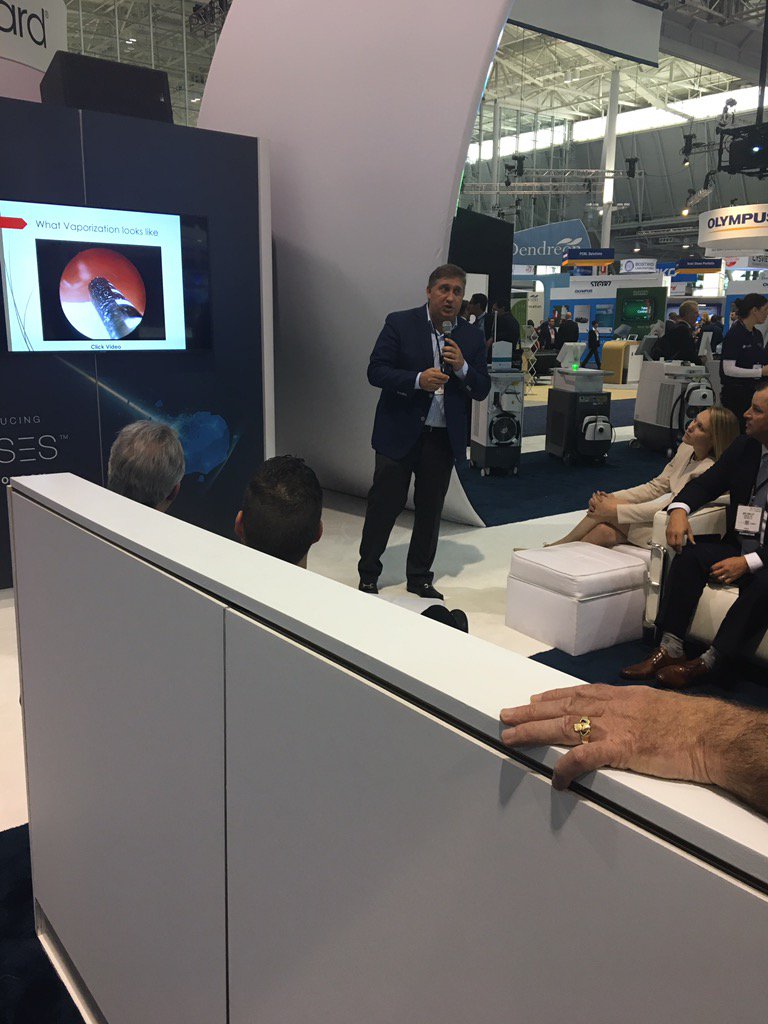 karamstephens's tweet photo. Great talk from Dr. Steven Maislos happening now at @LumenisInc  booth 2200! #AUA17 https://t.co/EKX9Eir16x