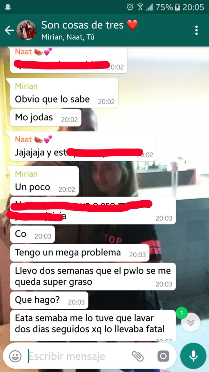 EstibalizMorent's tweet photo. Pasamos de tener una conversación sobre un problema de verdad, a hablar de cuando se lava el pelo @miriianeltemple #SCD3 @NataliaSambia asi: https://t.co/6C2VdAQos7