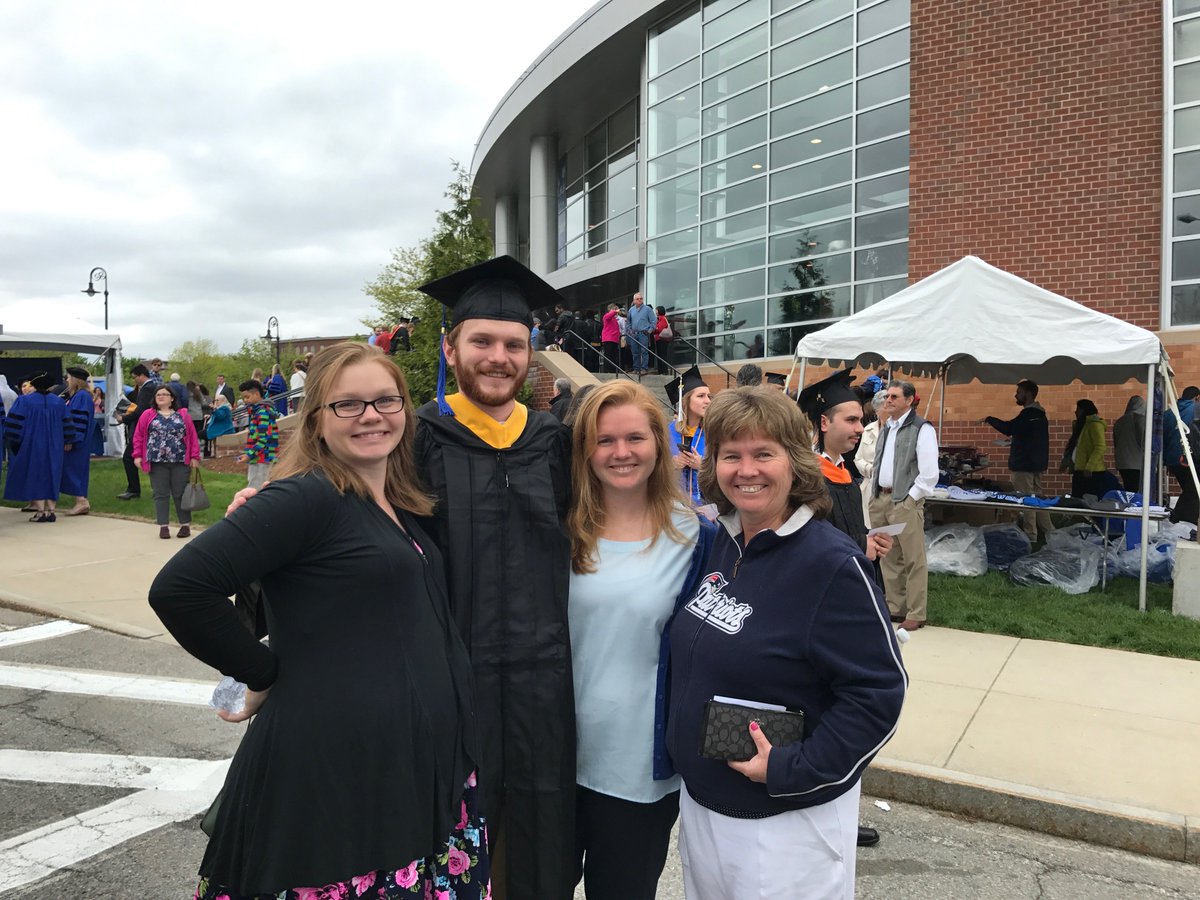 Happy graduation, baby brother!! #UML2017