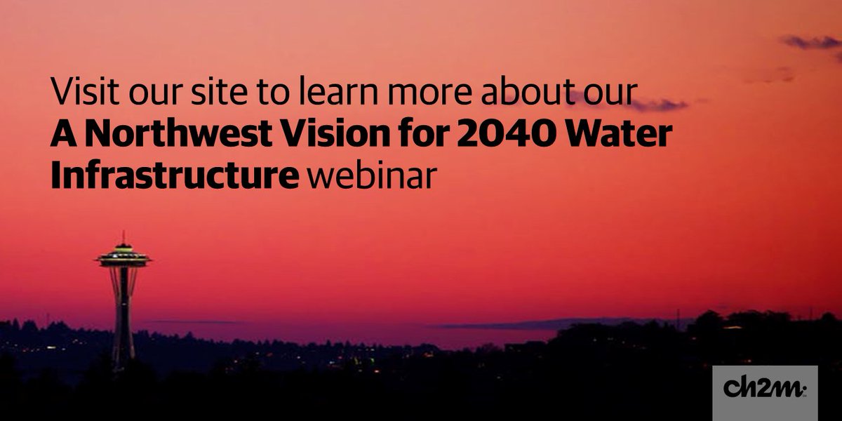 JacobsConnects's tweet photo. Don’t miss our A Northwest Vision for 2040 Water #Infrastructure webinar in June! More 👉 https://t.co/D8rJyEiYXD #DrinkingWaterWeek17 https://t.co/WYWzqaI3YO