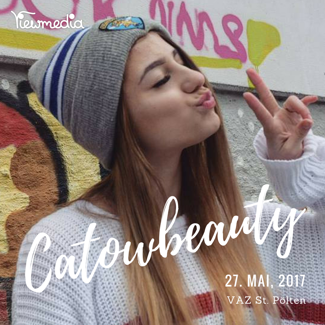 viewmedia_at's tweet photo. Trefft @CatowBeauty auf der Viewmedia am 27.Mai.2017! Sichert euch jetzt noch schnell eure Tickets auf https://t.co/m7oNGlF9UT  !😊 https://t.co/ff26fX45Aa