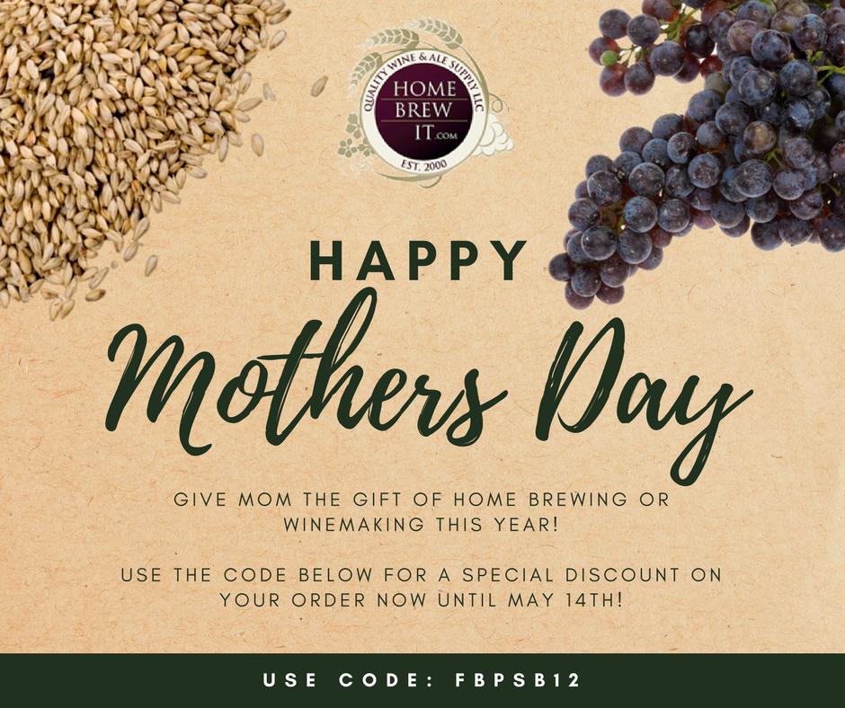 HomeBrewIt's tweet photo. You stressed your mom out enough growing up, it's only fair you teach her how to homebrew.

Use this code to get her started! #Homebrew https://t.co/GxAMJxSqDz