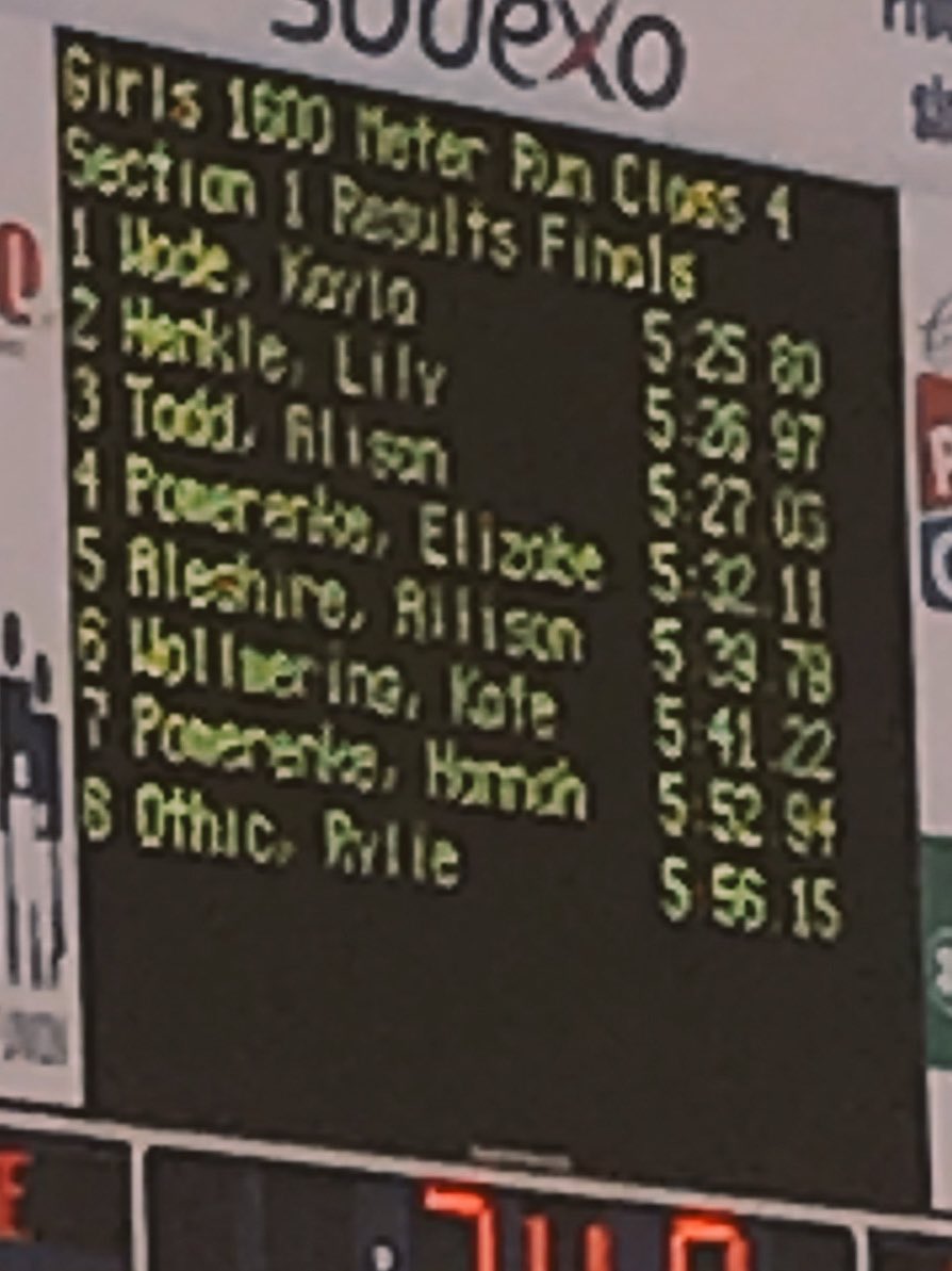 GVSD_Track's tweet photo. @kaylawadeee 1st and @aliiiitodd 3rd both through to Sectionals in the girls 1600m run!! https://t.co/vc4Yp6nHAu