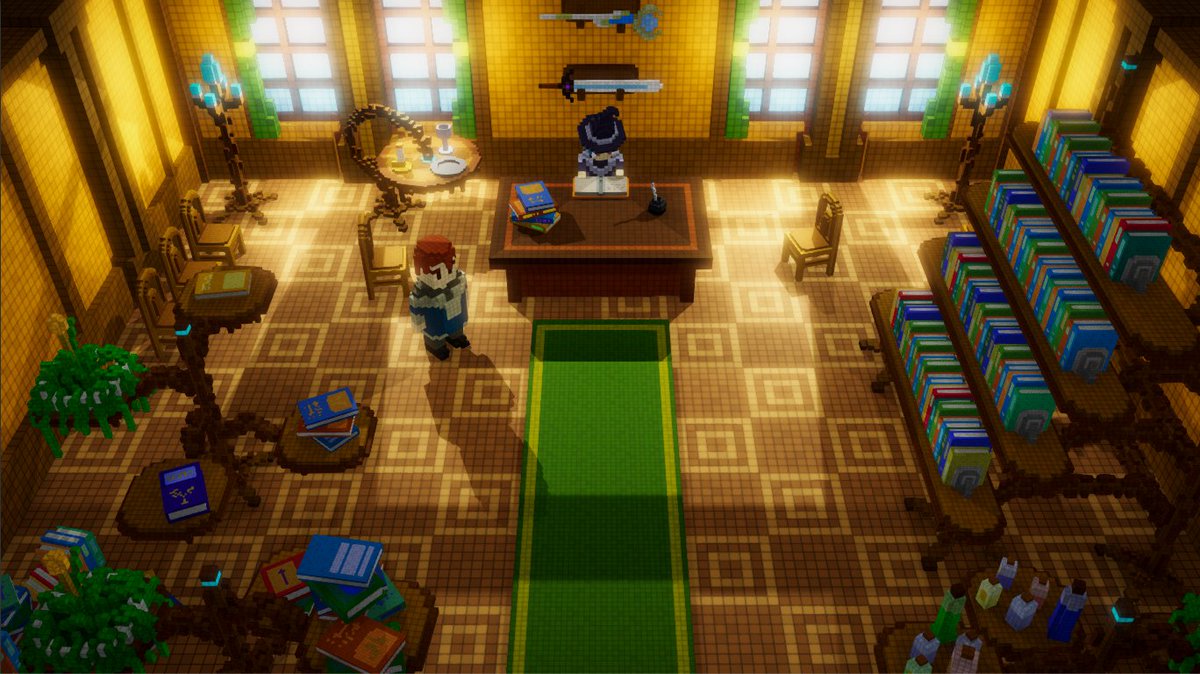 palarcondev's tweet photo. The guild office is waiting for new members! #screenshotsaturday #indiedev #gamedev #voxelart https://t.co/WVsPOhdspy