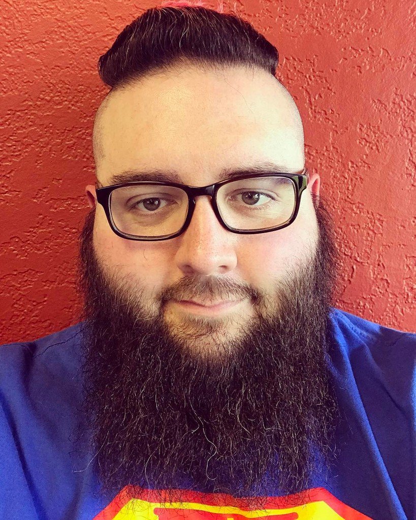 1740beardbalm's tweet photo. Fresh cut and beard trim by @jasonthebarber75 Now to decide what color to dye the hair this time. Leaning towards blue? #barbershop #freshc… https://t.co/D7V85gMixi