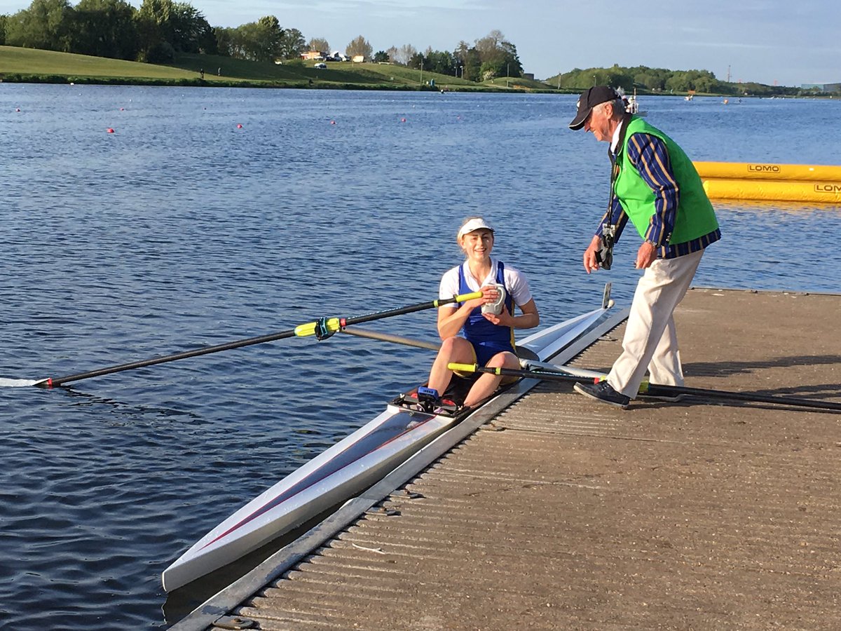 A good win for <a href="/LauraEmily96/">Laura Macro</a> in Elite lightweight singles to end the days racing at Notts City!