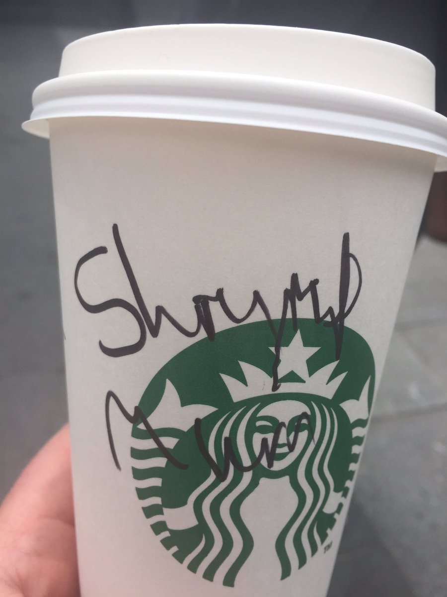 gillcoll's tweet photo. @ShrimpBand thanks for the coffee 🤣🍤#shrympmum https://t.co/AAtZIZ8WD3