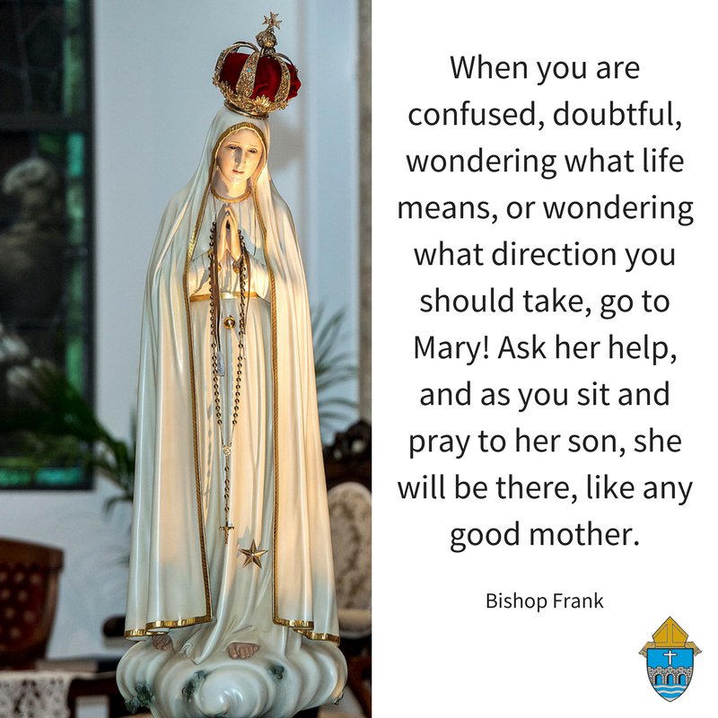 Diobpt's tweet photo. Mary is not just a role model, she is an intercessor! #PrayforUs #GotoMary #Fatima https://t.co/UIHNDsPqmf