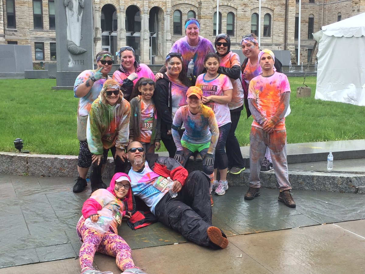 ZaleskiDeborah's tweet image. #ColorMeRad2017