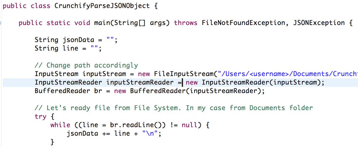 Crunchify's tweet image. Java: How to Parse #JSONObject and #JSONArrays – Beginner’s Guide crunchify.me/1VIFVw7 #json #java