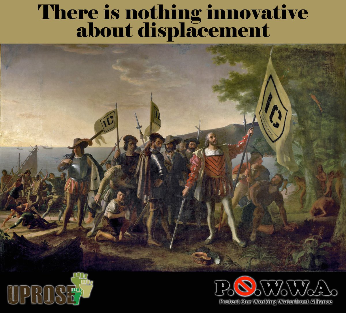 UPROSE's tweet image. .@NYWineEvents and @IndustryCity  Sunset Park is our home, not your playground #BrooklynCrush #DontCrushBrooklyn