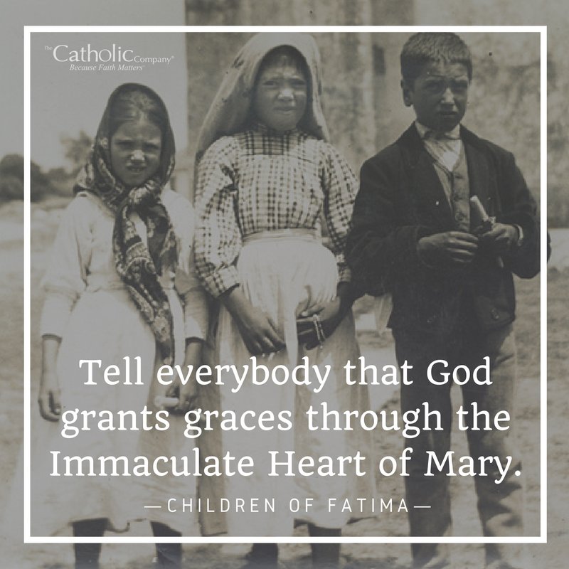 CatholicCompany's tweet photo. In the end, her Immaculate Heart will triumph! #Fatima100 https://t.co/CLafmPH7Df