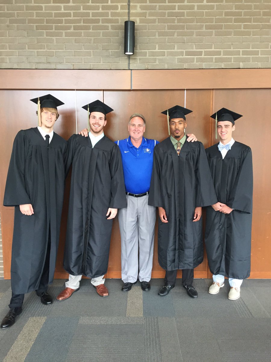 BartonMBB's tweet photo. We use many titles in this game forward, post, wing, to name a few but best of all is when we can say BC Graduate! Well done men! #aprogram https://t.co/7mCvbQeqgW