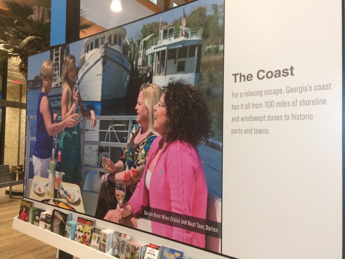 TbirdInn's tweet photo. The #GeorgiaCoast is showcased beautifully in #new #GA Visitors Welcome Ctr, #I95 at GA/SC line! @ExploreGeorgia https://t.co/WTAY59rEGJ