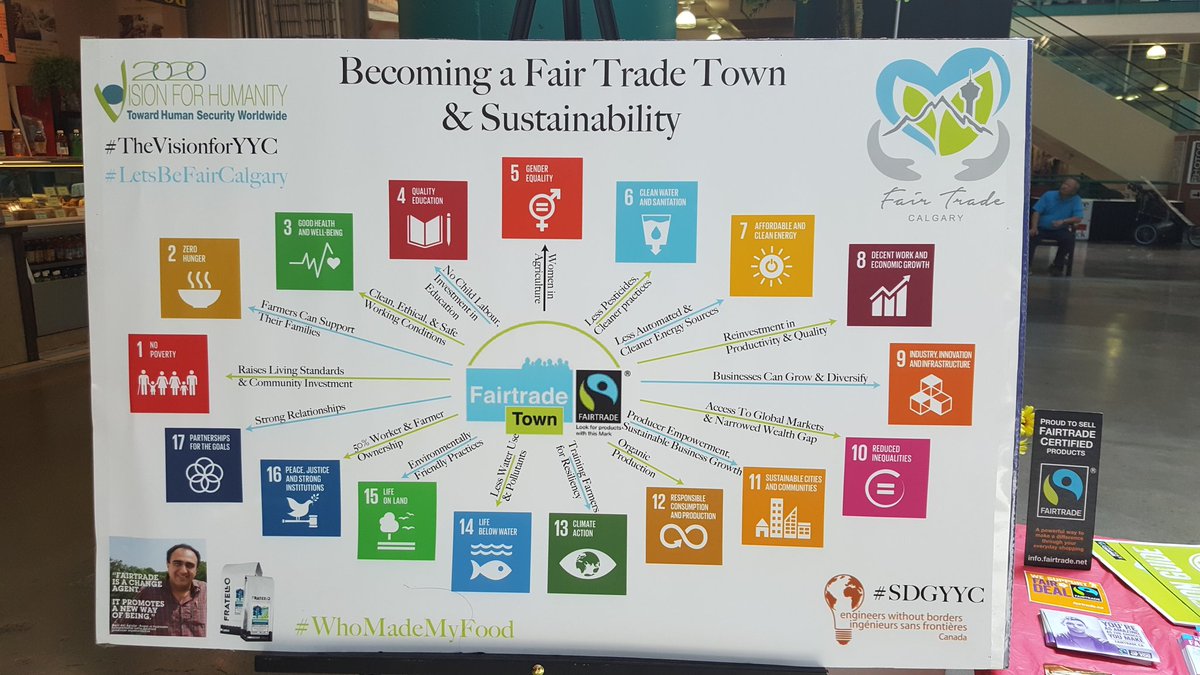 GoodMobster's tweet photo. Did you know #yyc is trying 2 B a world fair trade city? #WorldFairTradeDay  #worldfairtradeday2017 #worldfairtradedayyyc @FairTradeYYC https://t.co/3bDEYDSPRm