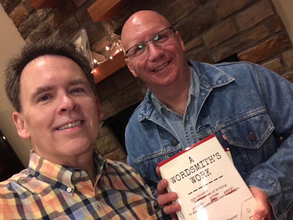 JerryMill67's tweet image. Photo with the Author @MarkRWeaver