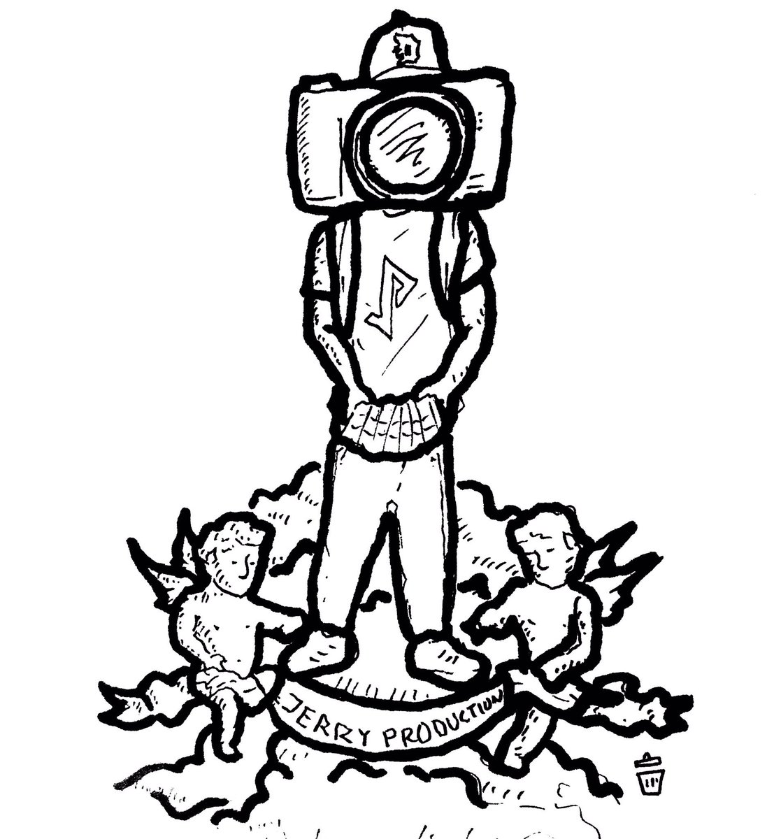 JerryPHD's tweet photo. shout out to @trashcanterry for the sketch π₯ #JerryProduction https://t.co/INi7ybukMD