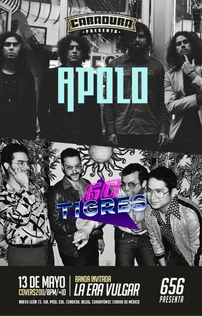 #EstoEsHoy Cáigale al <a href="/caraduramx/">Caradura</a> <a href="/APOLOmx/">APOLO</a> y los <a href="/60Tigres/">60 TIGRES</a> Banda Inv. <a href="/laeravulgar/">La Era Vulgar</a> 📌 facebook.com/events/1328267…