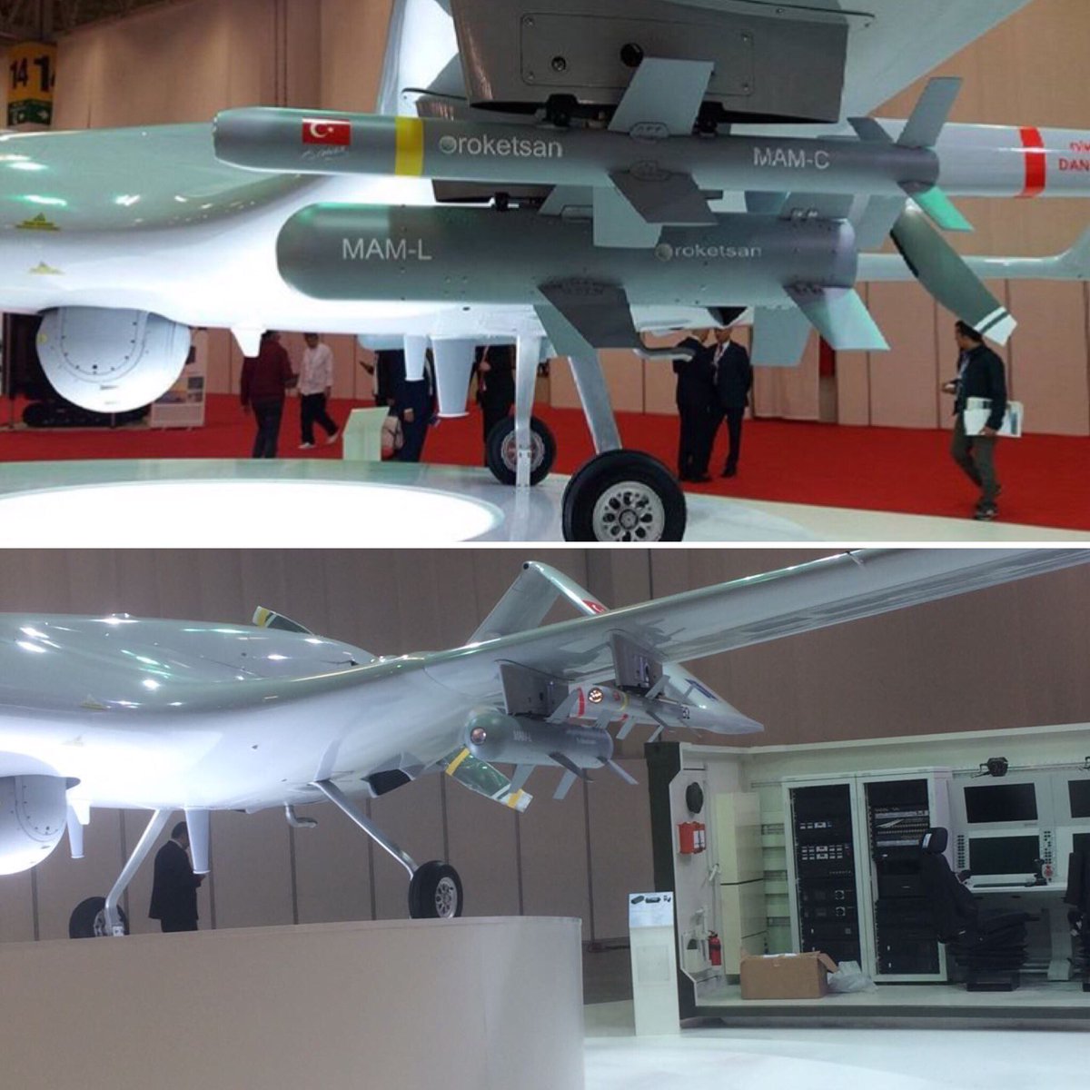 ozgur_ozdemir_'s tweet photo. #idef17 #idef2017 @SavunmaSanayii
@BaykarMakina @Slck_byrktr
Bayraktar TB2 Silahlı İHA
Teröristlerin Korkulu Rüyası
MAM-L ve MAM-C Bombaları https://t.co/SX7Jl2rgh8