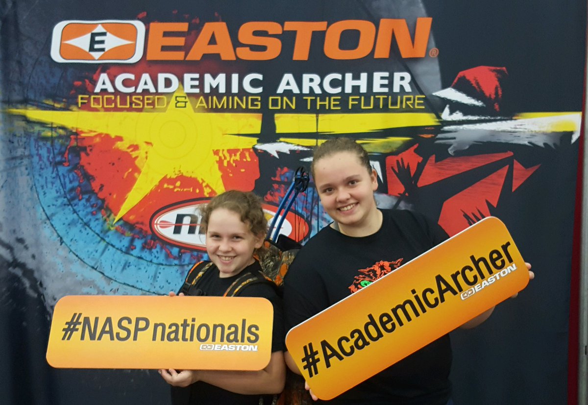 Mstyblu1's tweet photo. Reenie 11, Ri 16. NASP NATIONALS 2017, both Academic Archers!♡♡♡ my archers! #easton #NASP #TunkhannockArcheryClub #NASPNationals2017 https://t.co/e0m6GItY7h