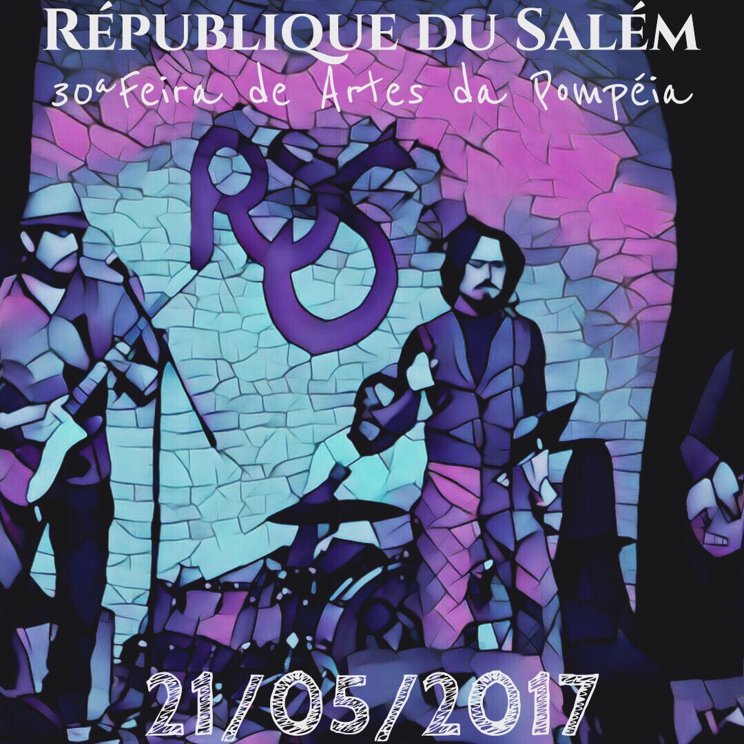 RepubliqueSalem's tweet photo. Dia 21 de Maio a partir das 18hs no Palco raizes, nos vemos lá! https://t.co/4ztxLmvi20