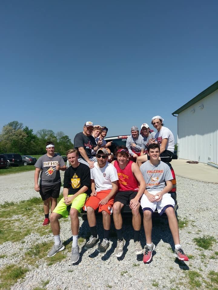 BFHSLacrosse's tweet photo. Team spent some time together today. #runforJake #pewpew https://t.co/SmOrNchswa