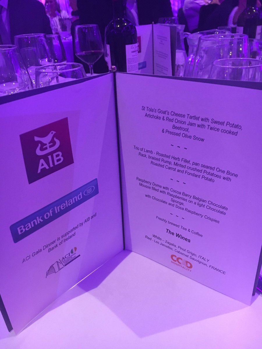 Susannix1's tweet photo. @ACI_Dublin2017 @MMKIreland @AIBIreland @bankofireland great night of food and fun at the closing ceremony- ACI Gala Dinner👍 https://t.co/c6Gm5dHf7o