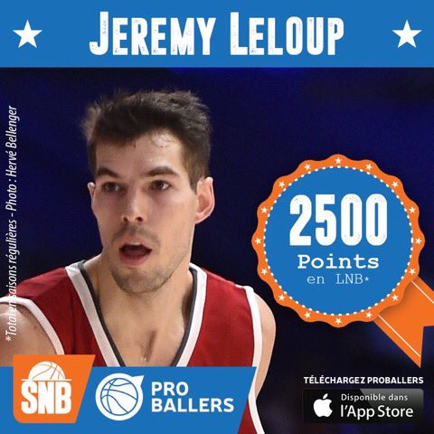 2️⃣5️⃣0️⃣0️⃣points en carrière #LNB pour <a href="/leloupjeremy/">Jeremy LELOUP</a> ce soir 👏🏼👏🏼👏🏼 ➡️proballers.com/basket-ball-pl… #snb #proballers