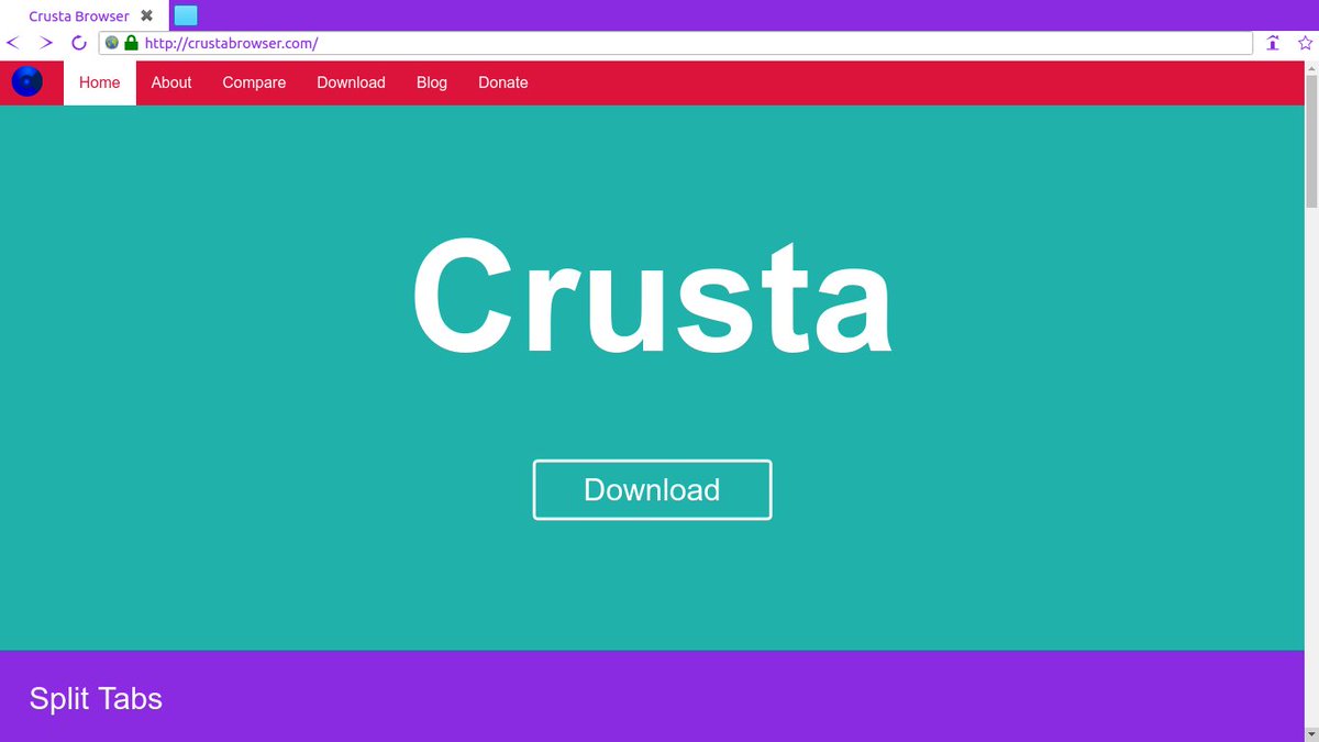 CrustaBrowser's tweet photo. Crusta's first official screen-shot
#cometocrusta #crustabrowser https://t.co/Kz5AyLG0cs