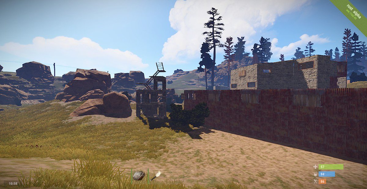 WolfieGoAwooo's tweet photo. @Ramsey_II Did I check a good privilage Ramsey? Server has bigger stacks but gather rate is vanilla. I got a hatchet from a purple crate as a naked. https://t.co/VLa4W2ifxh
