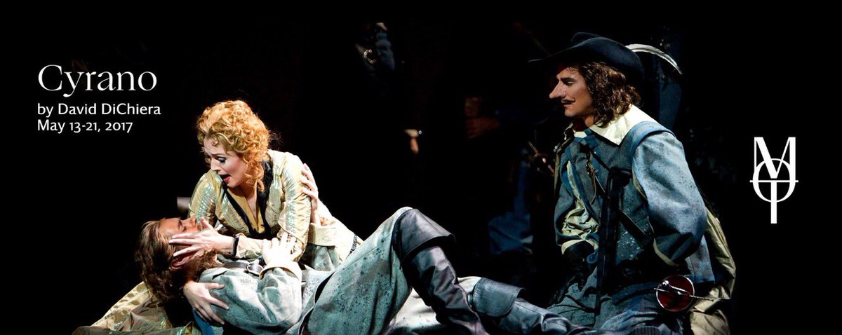 verismocomm's tweet photo. Toi x 3 to @rolandosanz, opening David DiChiera's Cyrano tonight at @DetOperaHouse with Michigan Opera Theatre! https://t.co/isX32gLUqr