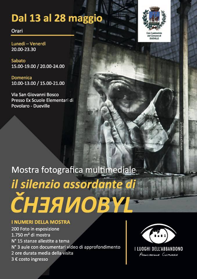 Cold_places's tweet photo. LA MOSTRA E' UFFICIALMENTE APERTA! VI ASPETTIAMO NUMEROSI! 1750MQ 15 STANZE ALLESTITE 200 FOTO DI ESPOSIZIONE 💪📸#Chernobyl #mostra https://t.co/zbhNcs4pdX