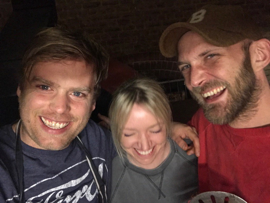 Big fan of these guys <a href="/FiredUPizza/">Fired Up Pizza</a>. Working alongside them tonight in the <a href="/honestburgers/">Honest Burgers</a> field kitchen in Cambs!