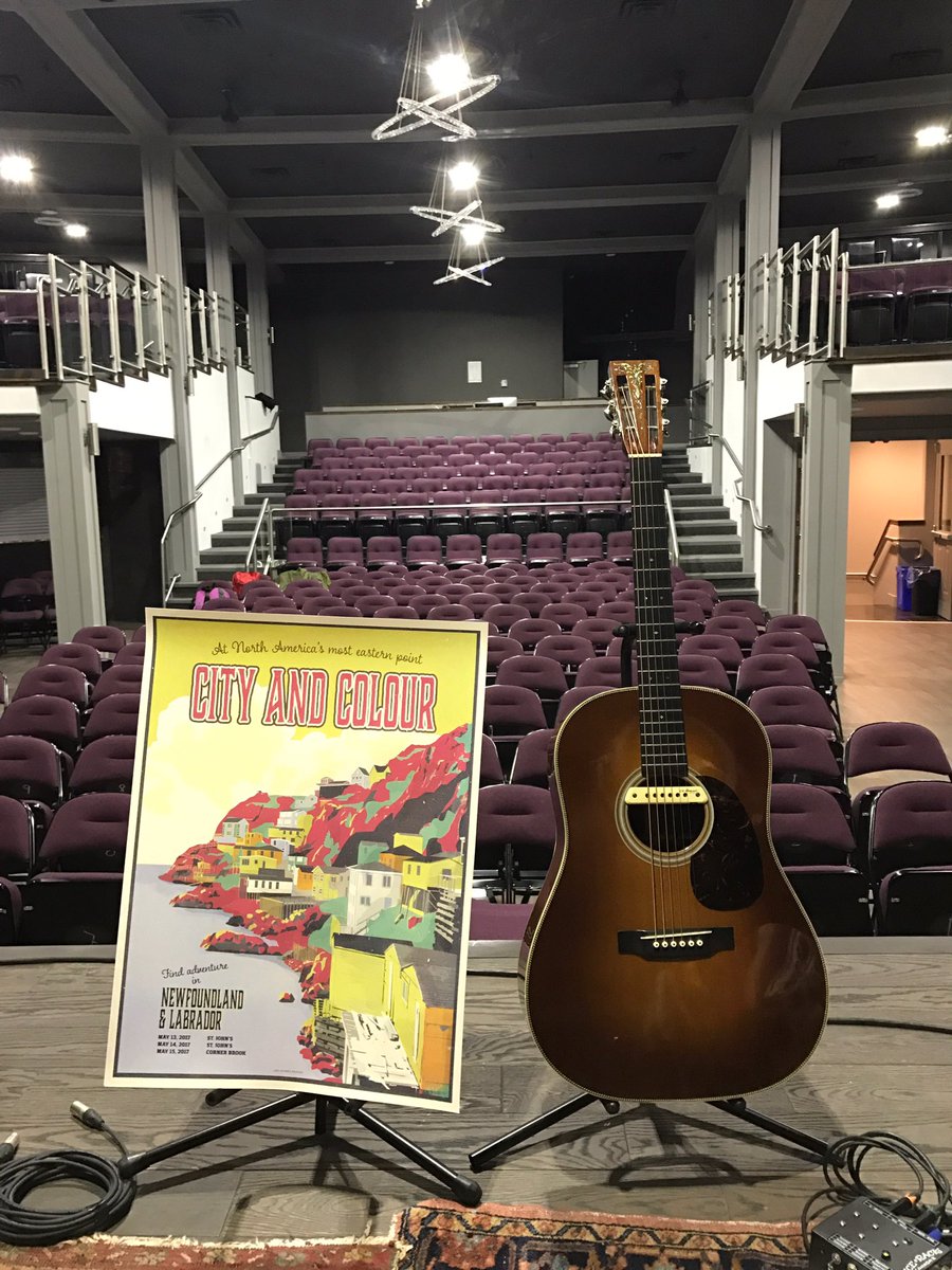 cityandcolour's tweet image. official poster for the next 3 nights. ltd/75 #newfoundland #labrador 
design:  #judhaynes #screenprint #gigart #gigposter @kidicarus_store