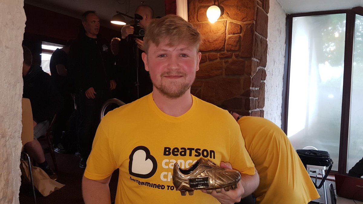 BeatsonFootGolf's tweet photo. Our top player of the day @Rjohnston17 well done bud. An impressive score of 64 👏👏👏 @Beatson_Charity @FGLanarkshire https://t.co/3UaNIfqQwC