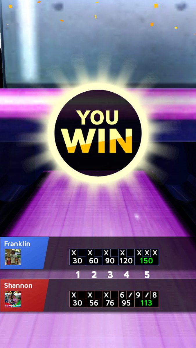 FDeonJones's tweet image. I won at New York stage with 150 points! Challenge me now![goo.gl/PKD66U] #Bowling_King