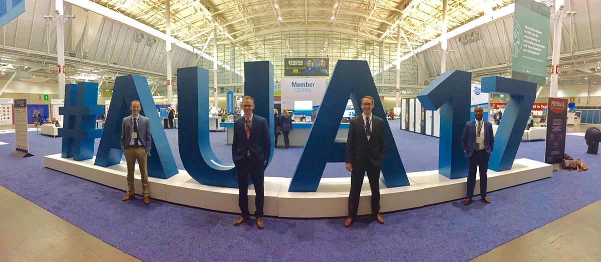 BradGillMD's tweet photo. Awesome day at #AU17 with the PGY5 @CleClinicUro #UrologyResident crew (minus one). Been a great @AmerUrological meeting so far! https://t.co/6J0eFSbOZZ