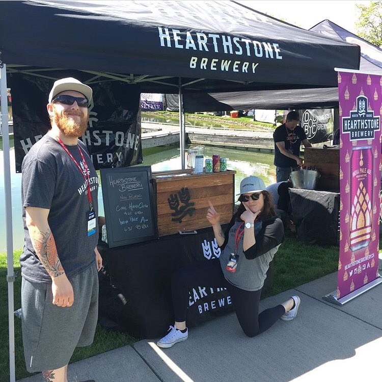 hearthstonebeer's tweet photo. Suns out and Cuke's cold! We're ready for you Kelowna! @GOBeerFest π₯π₯ #GOBF2017 https://t.co/xRzJJfaN83