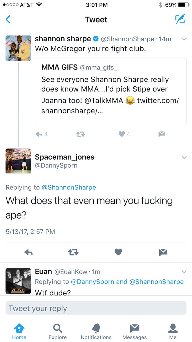 TheSherdoggy's tweet photo. There's been so many times I have been embarrassed by this sport. Long Island MMA employee/fighter? #MMAIssues #idiot #LongIslandMMA https://t.co/NOmDCCkT0o