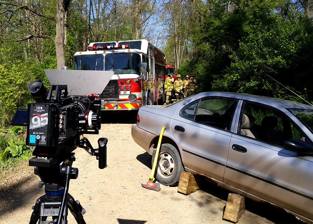 itsoneguy's tweet image. Shooting a short with the help of our local fire department to add "production value" and @jordon_hodges  and @Brettofreshair.