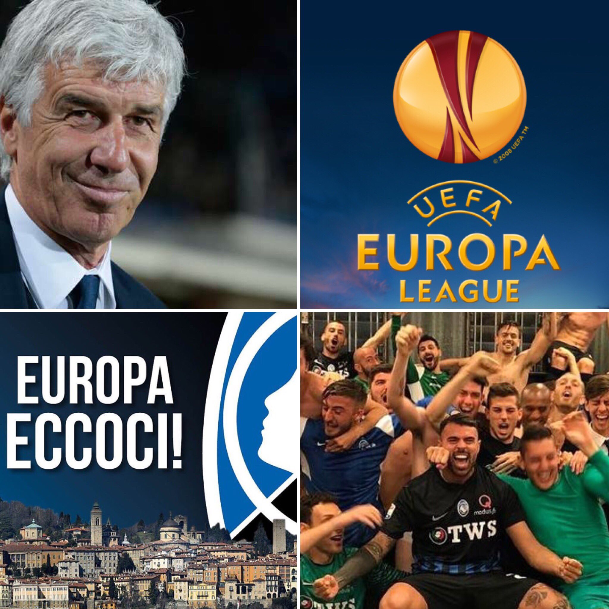 Risultati immagini per atalanta in europa