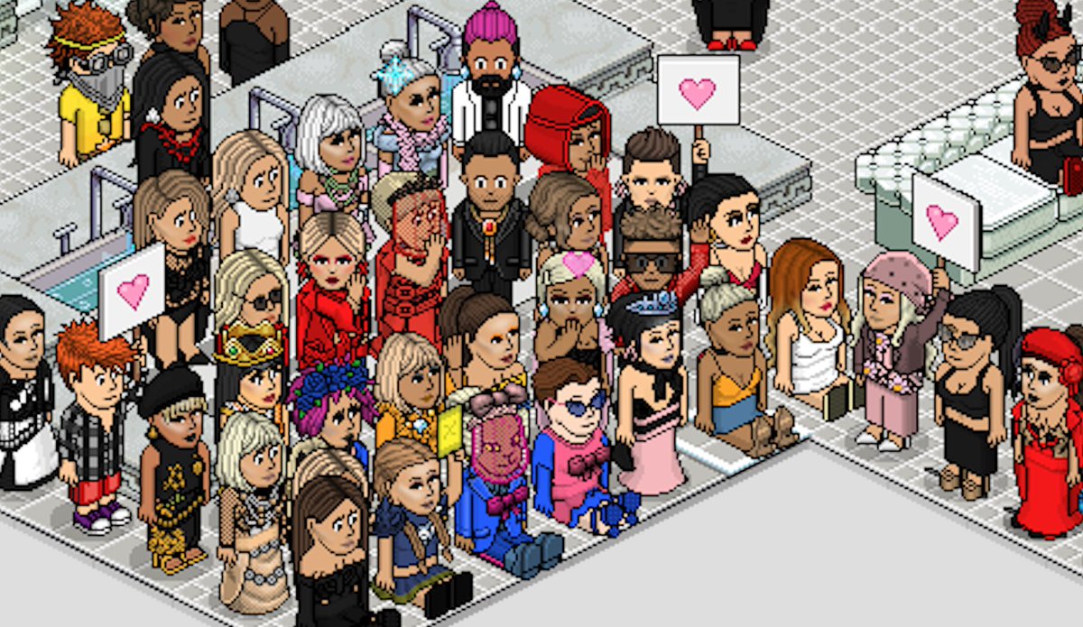 HabSean's tweet photo. We all look so great in this bathroom shot! #habbometgala! Love you all xx https://t.co/P7SBRGVgN9